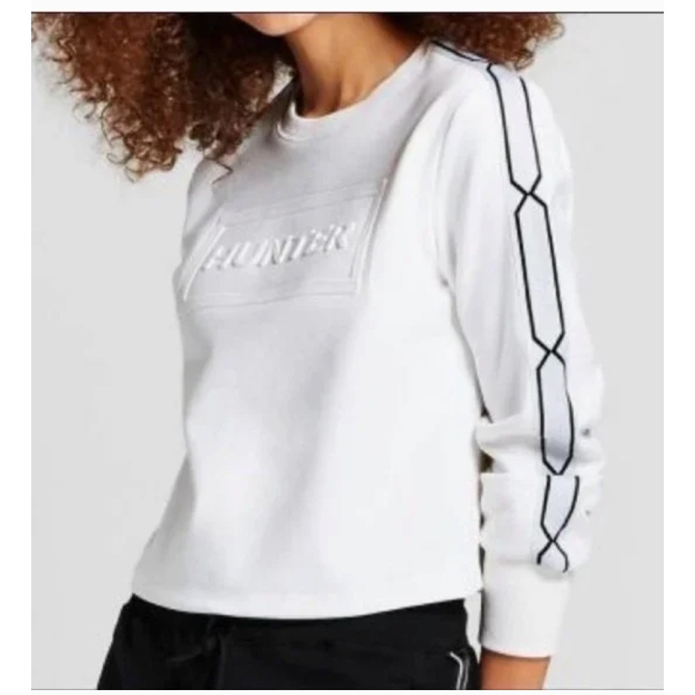 Hunter for‎ Target chain trim white sweatshirt~  Large